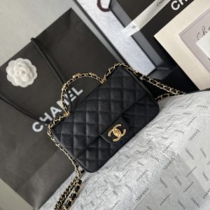 Alternative view of Top-tier goods_High-volume pricing p790
France · Premium bespoke Chane1

Chanel 25B Double C Logo Handle CFmini AS5701
Exquisite handle design elevates modern style
Grain leather paired with vintage metal hardware
Durable and wear-resistant texture
Classic design aesthetic
Versatile and practical
This season's new arrivals are truly delightful
Dimensions: 19.5 x 12 x 6.5 cm