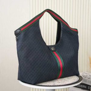 Alternative view of Batch 340... GUCCI new arrivals, boutique-quality, top-tier authentic factory surplus, real photos! Style No.: 853971 Blue Brushed Canvas. 🎈🎈🎈 Dimensions: 60cm (W) x 47cm (H) x 16cm (D). 🎉🎉🎉 Now shipping!