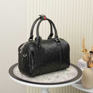 Alternative view of Batch 330... GG Emblem Series Small Travel Bag～Style No. 855789 🎈🎈🎈 Dimensions: 25cm (W) x 16cm (H) x 14cm (D) 📢📢📢