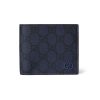 🔥This bifold wallet is expertly crafted from supple GG Supreme leather, featuring a striking two-tone leather interior. Ceramic-effect GG details complete this piece.Deep blue supple GG Supreme with burgundy leather lining and palladium-tone hardware. Blue ceramic-effect cloud-patterned fabric lining with GG details. Interior: Eight card slots and two bill compartments. Model: 768243.Dimensions when closed: 11 cm (W) x 9 cm (H) Dimensions when open: 21 cm (W) x 9 cm (H) Color: Blue GG / Burgundy Designed in Italy
