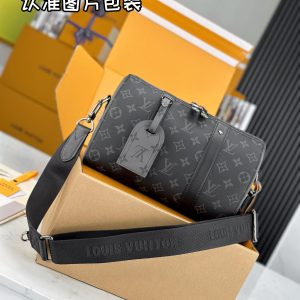 Internal Price P1000【Premium MB High-Stretch Fabric】 CITY KEEPALL Handbag Model: M45936 Materials: A+ Grade Solid Steel Hardware, Imported High-Stretch Fabric Packaging: Full Premium Duty-Free MB Packaging Dimensions: 27x17x13cm