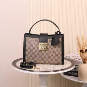 Batch 310... Padlock Series Medium Tote Bag ~ Style No. 838992 Brown🎈🎈🎈 Dimensions: 25.5 cm (W) x 17.5 cm (H) x 10 cm (D)📢📢📢