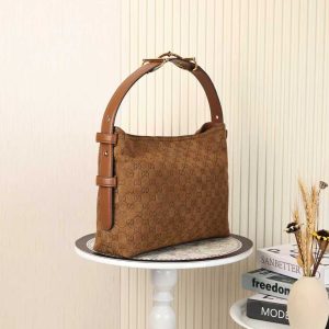 Alternative view of Batch 340... GUCCI new arrivals, boutique-quality, top-tier authentic stock, real photos! Style No.: 850926 Matte Brown Embossed 🎈🎈🎈 Dimensions: 35cm (W) x 27.5cm (H) x 11cm (D) 🎉🎉🎉 Now shipping!