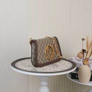 Alternative view of Batch 350... Boutique quality, authentic top-tier original, real photos of the actual item! Style No. 699268 in brown~🎈🎈🎈 Dimensions: Width 28 x Height 16 x Side Depth 4, 📢📢📢