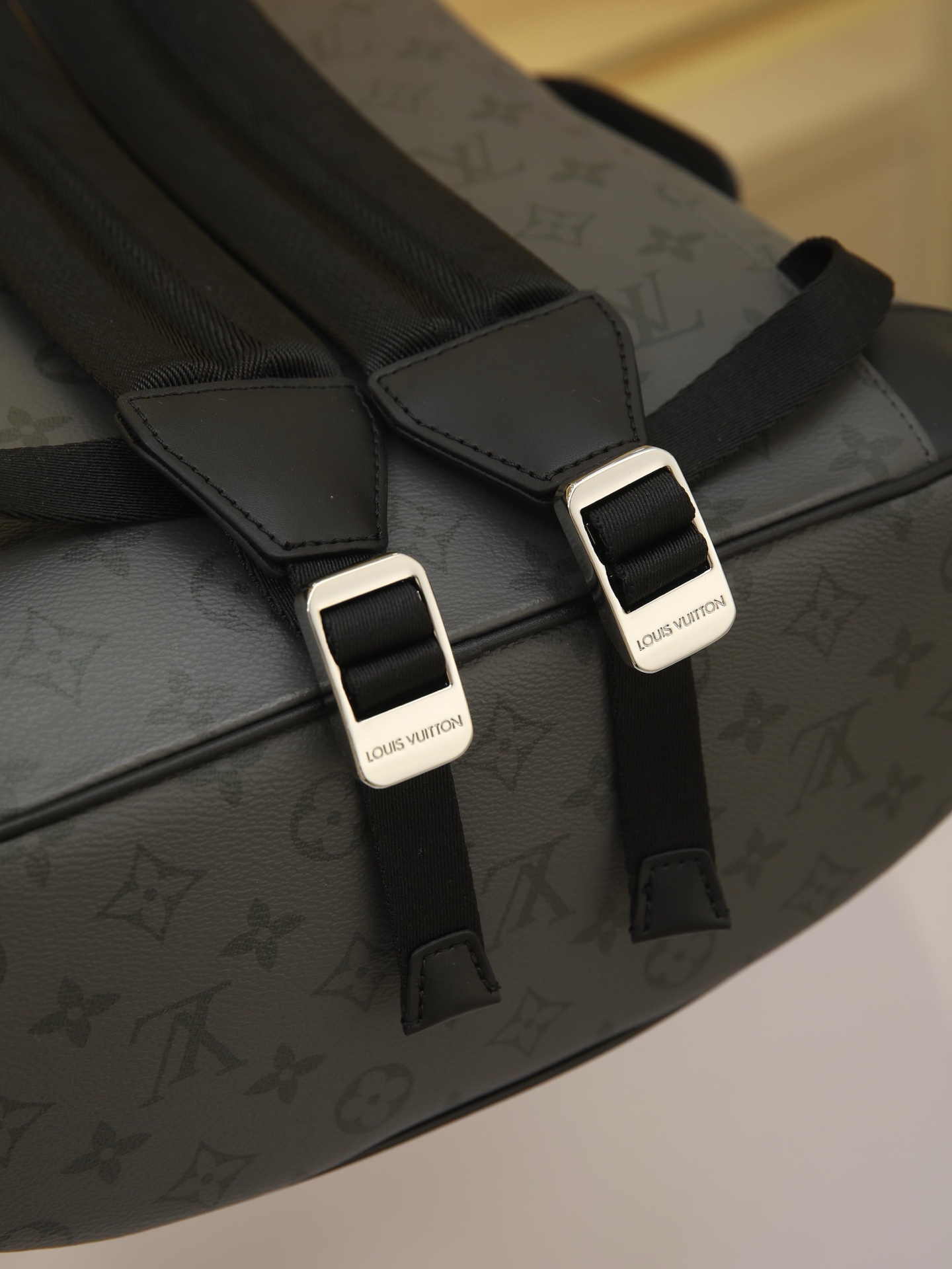 The compact backpack reinterprets the rugged, unpretentious spirit of a hiking pack in Monogram canvas. Its distinctive design seamlessly transitions between work and leisure, embodying a premium lifestyle. 41 x 47 x 13 cm (L x H x W) - Image 5