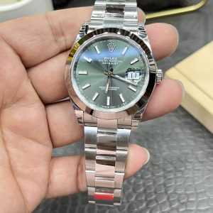 Alternative view of VS Rolex Datejust/41mm Green Datejust with Triple-Strap/Dandong 3235 Integrated Automatic Mechanical Movement