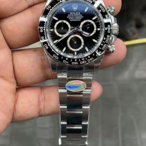EWE Rolex Daytona Collection / 40mm White Panda Daytona / Powered by Shanghai 4131 Automatic Mechanical Chronograph Movement