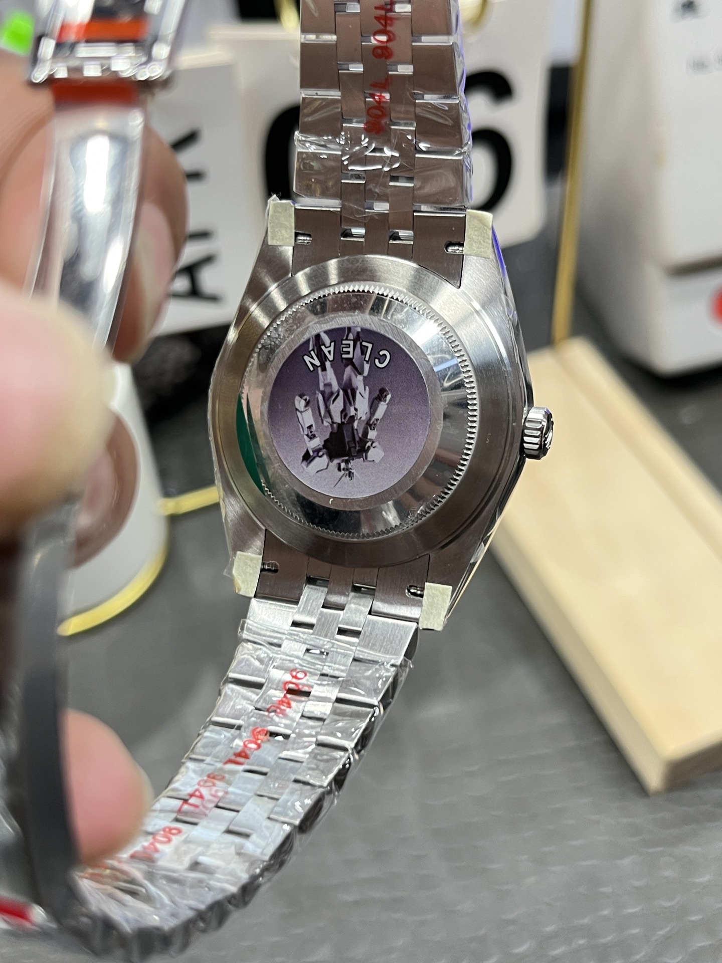 CVS Rolex Datejust / 41mm White Dial with Square-Cut Diamonds / Shanghai-Modified Dandong 3235 Integrated Automatic Movement - Image 7