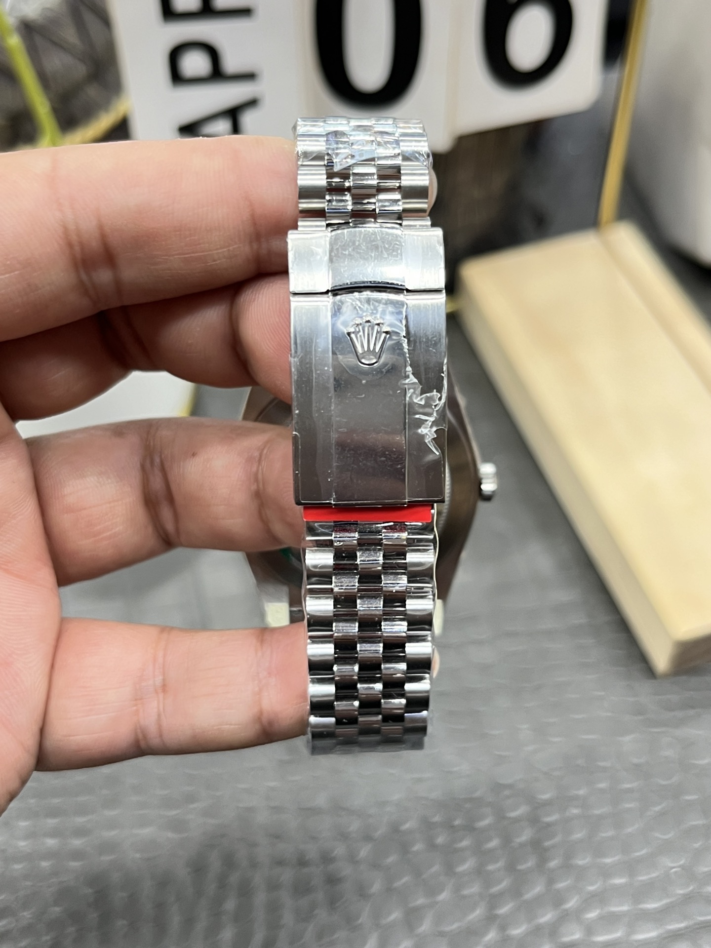 CVS Rolex Datejust / 41mm White Dial with Square-Cut Diamonds / Shanghai-Modified Dandong 3235 Integrated Automatic Movement - Image 9