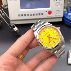 Rolex Oyster Perpetual (this colorway is impossible to resist)