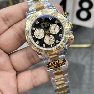 Alternative view of Rolex Daytona Series/40mm Two-Tone Balanced Weight Model 184g/Features Dandong 4131 Automatic Chronograph Mechanical Movement