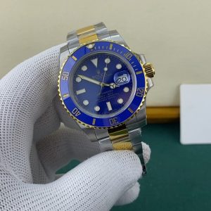 Royal Authentic Footage: Rolex Submariner Two-Tone Blue Submariner Video Appreciation