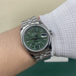 Royal Authentic Rolex Oyster Perpetual Series, 36mm Olive Leaf