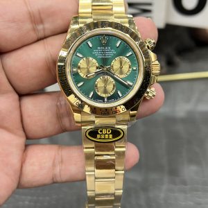 CBD Rolex Daytona Series / Solid Gold Daytona 40mm*12.4mm / Dandong 4131 Automatic Chronograph Mechanical Movement / Super Weight 214g