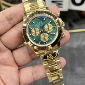 Alternative view of CBD Rolex Daytona Series / Solid Gold Daytona 40mm*12.4mm / Dandong 4131 Automatic Chronograph Mechanical Movement / Super Weight 214g