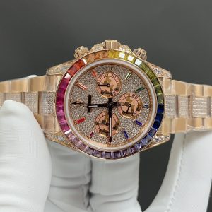Alternative view of Rolex Daytona Full Diamond 7750 Movement Top-Tier Quality