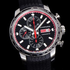 Alternative view of 🇧🇪 V7's Ultimate Chopard Masterpiece Proudly Presented by Seven Stars Highly Recommended Chopard Racing Series Masterpiece The Ultimate Creation Exceptional Aesthetics Top-Tier Craftsmanship 1. V7 Factory is the industry's sole entity to acquire the mold for Chopard's classic limited-edition racing series watch. Every detail of this timepiece presents significant challenges.V7 spent over a year and dozens of revisions to achieve a perfect clone. As shown in the simple disassembly, every aspect perfectly matches the original, exuding authentic character. 2. This Racing Series chronograph features exceptionally rich dial and case back details. As illustrated, V7's dial perfectly replicates the original's color and texture, with printing indistinguishable from the genuine article.Notably, the watch is fitted with an exceptionally large, ultra-transparent sapphire crystal boasting industry-leading clarity, perfectly matching the genuine piece. Crucially, the sapphire incorporates an integrated date magnifier identical to the authentic model (unlike Rolex's surface-mounted magnifier). This highly cost-intensive technique is unique in the industry, delivering truly commendable results!3. V7 Factory maintains rigorous standards, focusing on both form and function. Though the movement remains hidden beneath a solid caseback, they eschew the common practice of using unfinished 7750 movements. Instead, they custom-engineered an optimized, precision-finished 7750 movement that mirrors the genuine article. Both performance and aesthetics achieve near-perfect alignment with the original, and internal components are fully interchangeable with authentic parts.The crown and crown stem's shape and dimensions are professionally customized to match the genuine article. 4. V7 Factory upholds its signature masterful case craftsmanship. The case diameter, thickness, lines, and curves are 100% identical to the genuine piece. The square pattern filling on the caseback is cloned using identical materials and techniques as the original, with crisp, bold engravings that are utterly indistinguishable!5. V7 Factory leaves no detail overlooked: the fish-scale pattern and engravings inside the case back, screw positions, engraving depth, bezel, and sapphire components all achieve perfection, enabling seamless replacement with genuine parts.6. V7 Factory's industry-exclusive design features a genuine imported natural rubber strap with perforated outer leather lining, replicating the ultra-thin calfskin exterior. The inner rubber surface showcases a 1960s-style Dunlop tire tread pattern.Visually and tactilely indistinguishable from the genuine article, the newly molded folding clasp faithfully replicates the original's structure, material, and polish—a flawless clone! V7 Factory's strap and clasp craftsmanship and materials represent the industry's pinnacle, with costs reaching several times the standard industry norm.7. The hands are meticulously crafted, with length, angle, width, pinholes, and color all matching the genuine article. Finishing is exceptionally precise! 8. The dial's color, texture, and pattern, along with the calendar font, perfectly replicate the authentic aesthetic. The highly challenging inner shadow hour markers are also precisely matched.9. V7 Factory's luminescence matches the original, utilizing premium Swiss-imported luminous material for exceptionally strong night visibility. The V7's even luminescent filling even surpasses the genuine article in effect!10. The Chopard Racing watch faithfully preserves the series' classic style—robust, clear, elegant, and practical. Designed as a sporty timepiece for racing enthusiasts, it remains exceptionally stylish even with formal attire. With a 44mm diameter and 14mm thickness, it offers extreme comfort on the wrist. This V7 masterpiece delivers pure, authentic quality—truly worth owning!