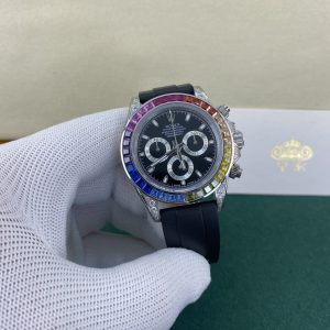 Alternative view of Royal Authentic Photos: Rolex Daytona Series Black Dial Rainbow Daytona