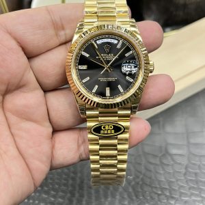 CBD Rolex Day-Date / 40mm Black Ice Sugar Dial / Seagull 3255 Automatic Mechanical Movement / Super Weighted 217g