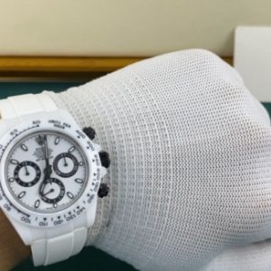 Royal Real-Life Footage: Rolex Daytona Series White Ceramic Watch Stunning Video Showcase