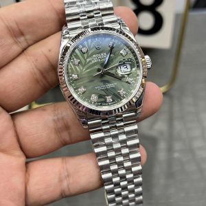 Alternative view of Vs Rolex Datejust Series / 36mm Green-Brown Dial / Powered by Dandong 3235 Automatic Mechanical Movement