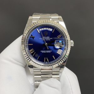 Today's Pick🌐 Rolex Day-Date Blue Dial 40mm 2836 Movement Top-Tier Quality Shipping Actual Shots✈️