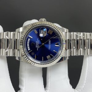 Alternative view of Today's Pick🌐 Rolex Day-Date Blue Dial 40mm 2836 Movement Top-Tier Quality Shipping Actual Shots✈️