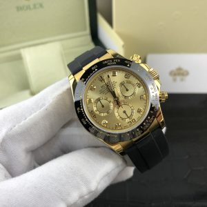 Alternative view of Royal Authentic  Rolex Daytona Series Gold Case Men's Watch