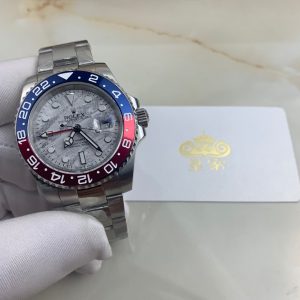 Alternative view of Royal Authentic  Rolex GMT-Master II Meteorite Men's Watch