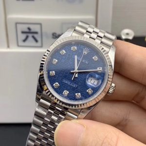 EW 36mm Blue Date Computer Pattern