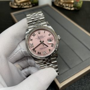 Log Ladies' Watch 36mm Roman Numerals Pink Dial