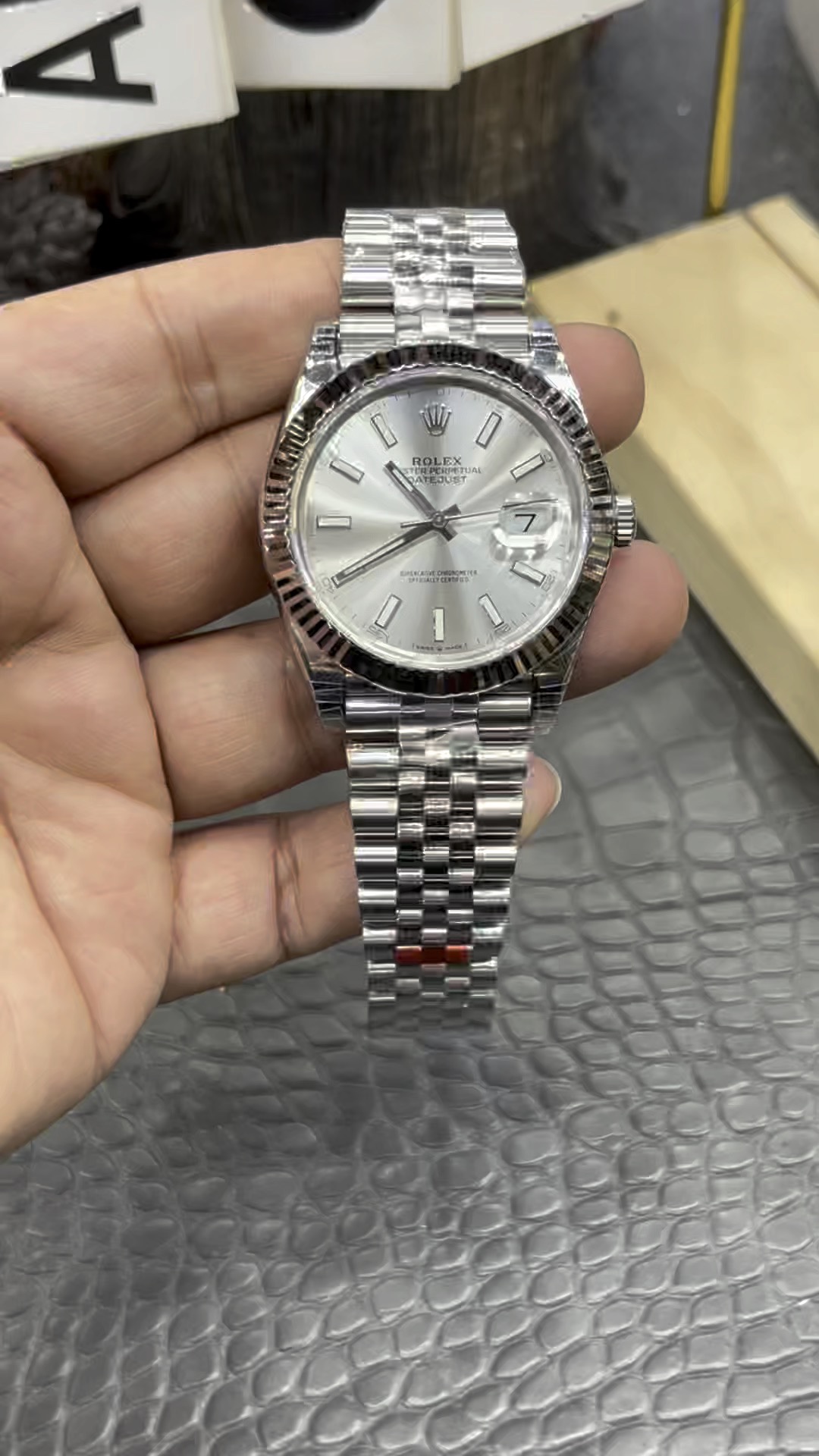 VS Rolex Datejust Series / 41mm Silver Datejust / Dandong 3235 Automatic Mechanical