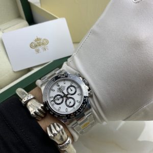 Royal Authentic  Rolex Daytona Series Panda Dial Men's Chronograph Watch