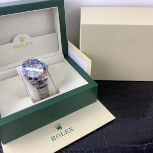 Alternative view of Royal Authentic  Rolex GMT-Master II Meteorite Men's Watch
