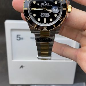 Clean 41mm Two-Tone Black Submariner