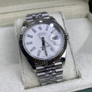 Alternative view of Royal Authentic  Rolex Datejust Men's Full Silver Stainless Steel Watch