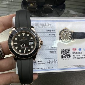 Customer-Ordered Rolex Yacht-Master: Full-Case 18K Rose Gold Edition Thick Gold Plating, Radiant Gold Finish Detailed Sharing (Offering market-standard South African genuine diamond setting in 18K gold. 24K gold plating achieves K-gold effect at minimal cost—genuine gold coating ensures permanent color retention.) Actual Shipping Photos