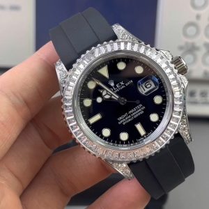 JVS Rolex Yacht-Master 42MM Hidden Edition 226679TBR Officially Launched, Global Limited Edition. 18K white gold-plated bezel set with T-shaped rock crystal diamonds, jewelry-grade setting craftsmanship, original integrated 3235 movement.