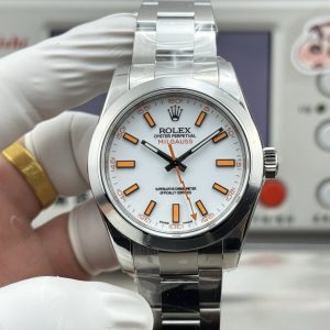 VS.v2 "Lightning" Edition: Blue Dial, Black Dial, White Dial, Digital Dial Vs Factory, ROLEX Rolex Milgauss Series, 🏅️ Authentic Triple-Code Match, NFC-Enabled! Quality Guaranteed! 116400 Lightning Hands, Green Sapphire Crystal, 904L Steel Top-Tier Version! Blue Dial, Green Dial, White Dial, Black Dial! Anti-Magnetic Dual-Layer Case Back! ✅✅✅ Synchronized green sapphire crystal, custom solid-pivot 3131 integrated movement. Dimensions: 40mm. Oystersteel forged steel case. 📸 Crafted from 904L steel—a superalloy widely used in high-tech, aerospace, and chemical industries, ensuring exceptional corrosion resistance.Oystersteel is exceptionally durable and polishable, maintaining its beauty even in the harshest environments. The electric blue dial, paired with green sapphire crystal glass, complements the iconic lightning-shaped seconds hand.Rolex Milgauss—A Tribute to Science! Authenticated by the watch's ⌚️ reference code 6R9999V6 (three-code matching), complete with NFC card. Genuine replica, crafted by VS Factory. Actual photos upon shipment. 🎁 The ultimate luxury gift recommendation! 💥 Authentic VS Factory quality—exclusive excellence. 📷