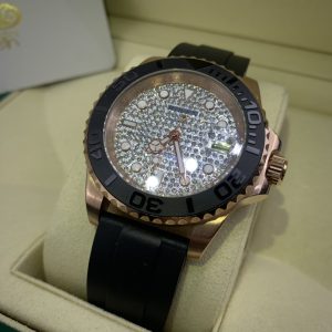 Alternative view of Royal Authentic  Rolex Yacht-Master Diamond-Set Men's Watch