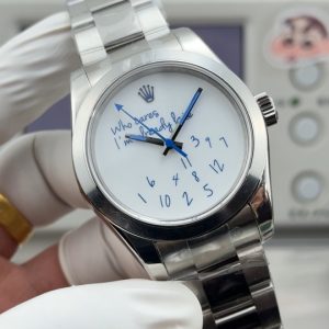 VS.v2 "Lightning" Edition: Blue Dial, Black Dial, White Dial, Digital Dial Vs Factory, ROLEX Rolex Milgauss Series 🏅️ Authentic Triple-Code Match, NFC-Enabled! Quality Guaranteed! 116400 Lightning Hands, Green Crystal 904L Top Version Blue Dial, Green Dial, White Dial, Black Dial! Anti-Magnetic Dual Case Back! ✅✅✅ Synchronized green sapphire crystal, custom solid-pivot 3131 integrated movement. Dimensions: 40mm. Oystersteel forged steel case. 📸 Crafted from 904L steel—a superalloy widely used in high-tech, aerospace, and chemical industries, ensuring exceptional corrosion resistance.Oystersteel is exceptionally durable and polishable, maintaining its aesthetic appeal even in the most extreme environments. The electric blue dial, paired with green sapphire crystal glass, complements the iconic lightning-shaped seconds hand.Rolex Milgauss—A Tribute to Science! Authenticated by the watch's ⌚️ reference code 6R9999V6 (three codes matching), complete with NFC card. Genuine replica, crafted by VS Factory. Actual photos upon shipment. 🎁 The ultimate luxury gift recommendation! 💥 Authentic VS Factory quality—exclusive excellence. 📷