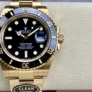 All-Gold Black Submariner 126618