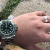 Green Submariner, full of swagger