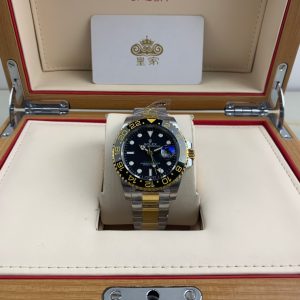 Royal Authentic  Rolex GMT-Master II Black & Gold Men's Watch