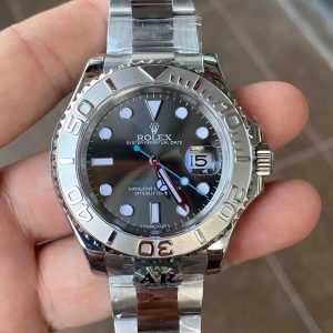 AR Factory Rolex Yacht-Master II Grey 904L Stainless Steel 3135 Movement 40mm Full Automatic Mechanical