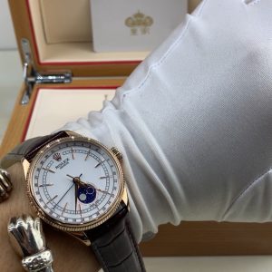 Royal Authentic Footage: Rolex Cellini Moonphase Men's Watch Video Appreciation