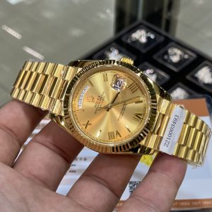 Alternative view of Customer-specified 24K gold-plated edition Solid gold Roman DD