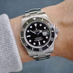 Every man needs a Rolex, and every Rolex needs a Submariner. [Eating watermelon]