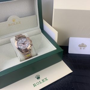 Alternative view of Royal Authentic  Rolex Daytona Series Full Rose Gold Men's Watch