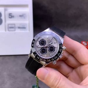 Rolex Grey Steel Daytona 12.4mm Single-stage time adjustment No dead zone Top-tier